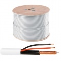 Abus Coax Video Cable Rg59 - Rg59-2x0 75 Video-kombi-kabel 50m - KA9002